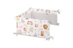 SENSILLO Mousseline Beschermrand voor ledikant 120x60cm