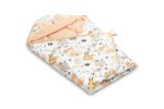 SENSILLO wikkeldoek met oortjes VELVET XL 115x115cm
