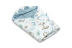 SENSILLO wikkeldoek met oren VELVET XL 115x115cm
