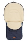 SENSILLO Wollen Voetenzak voor Kinderwagen 95x40cm