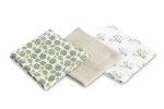 BAMBOE LUIER 3-pack OLIFANT GRIJS 70X80