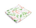 MUSLIN LUIER FLAMINGO'S 70x80