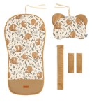 DELUXE VELVET INLEGKUSSEN VOOR KINDERWAGEN KONIJN EN BEER