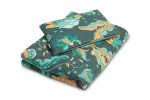 VELVET SET VOOR WIEG PARADISE SMARAGDGROEN