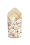 VELVET WIKKELDOEK VIERKANT BEIGE 75x75