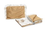 VELVET KINDERWAGENSET MET VOLANT IN BEIGE SEN