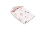 MUSSELIN AUTOSTOEL OMHULSEL BALLERINA ROZE