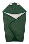 WIKKELDOEK VOOR AUTOSTOEL PLUCHE 75X75 GROEN