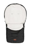 POLAIRE VOETENZAK ZWART VOOR KINDERWAGEN (95x40)