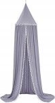 BALDACHIM voor frame met pompons 240cm